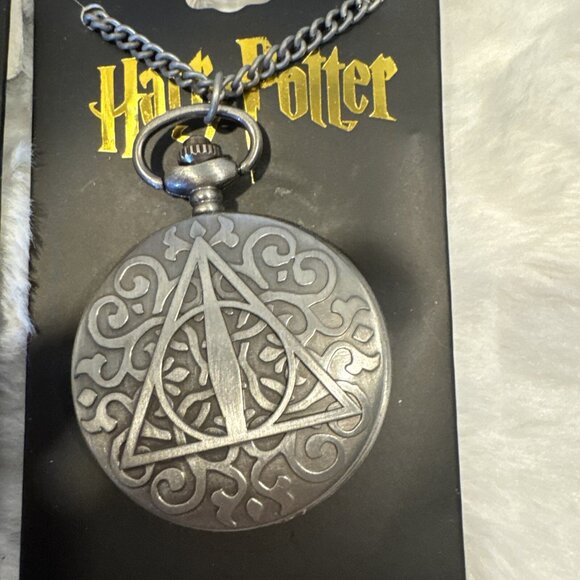 New Bioworld Lootcrate Harry Potter Deathly Hallows Pocket Watch and time turner - Picture 3 of 6